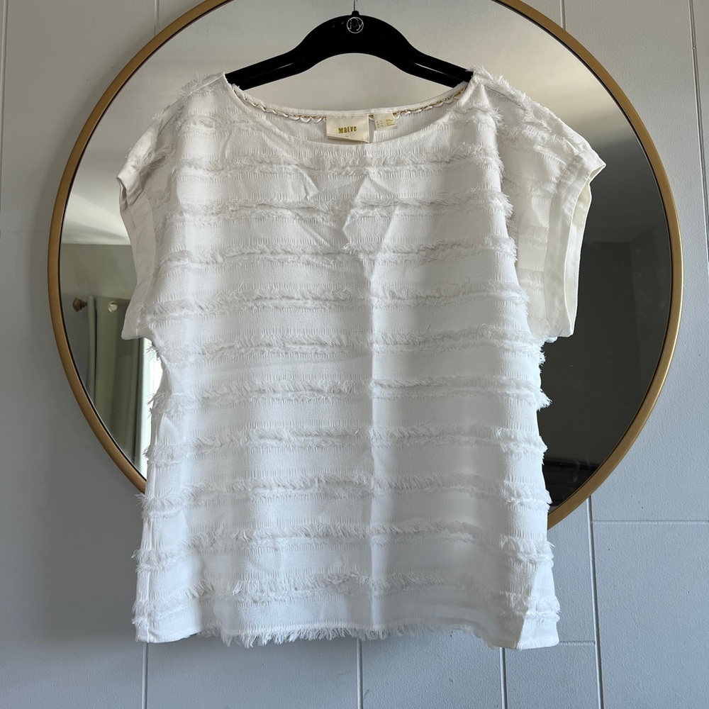Maeve Barton Textured Blouse